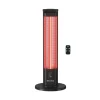 BRASQ 2000 watt staande terrasverwarmer - Black