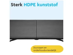 BRASQ 180 x 70 cm camping vouwtafel - Black
