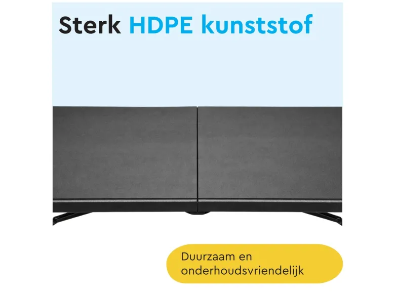 BRASQ 180 x 70 cm camping vouwtafel - Black