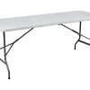 Brasq 180 x 70 m camping vouwtafel - White