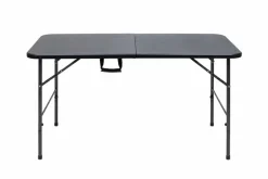Brasq 120x60x74cm camping vouwtafel - black