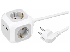 Brennenstuhl ALEA-Power 4-voudige stekkerdoos met USB-A & C aansluiting