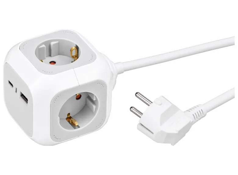 Brennenstuhl ALEA-Power 4-voudige stekkerdoos met USB-A & C aansluiting