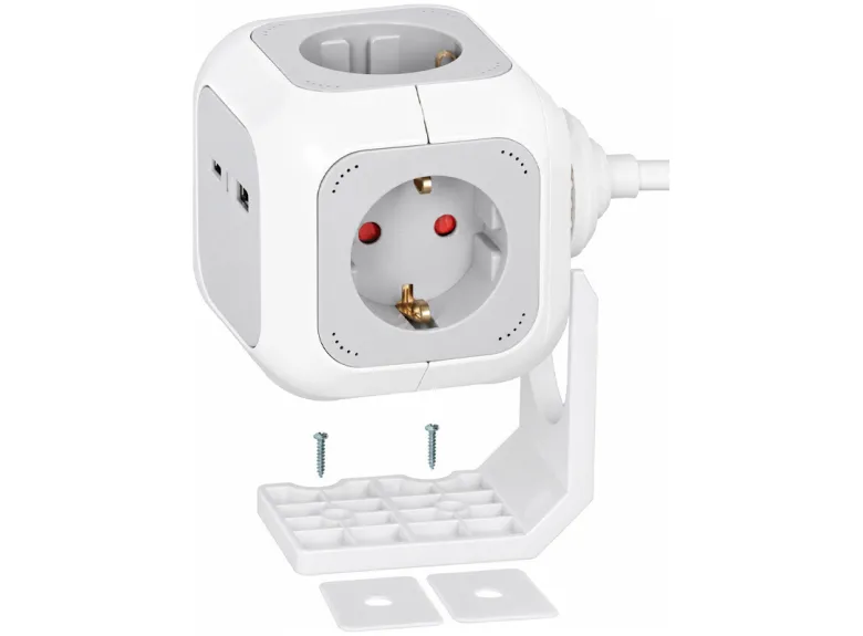 Brennenstuhl ALEA-Power 4-voudige stekkerdoos met USB-A & C aansluiting