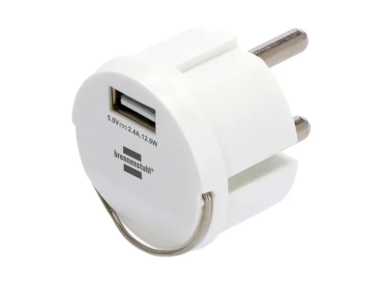 Brennenstuhl 2,4A stopcontactadapter - USB-A