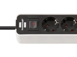 Brennenstuhl Ecolor stekkerdoos met 2 USB-C laadaansluitingen - white