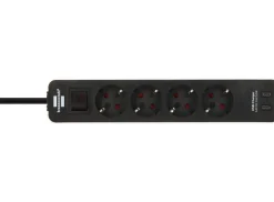Brennenstuhl Ecolor stekkerdoos met 2 USB-C laadaansluitingen - white