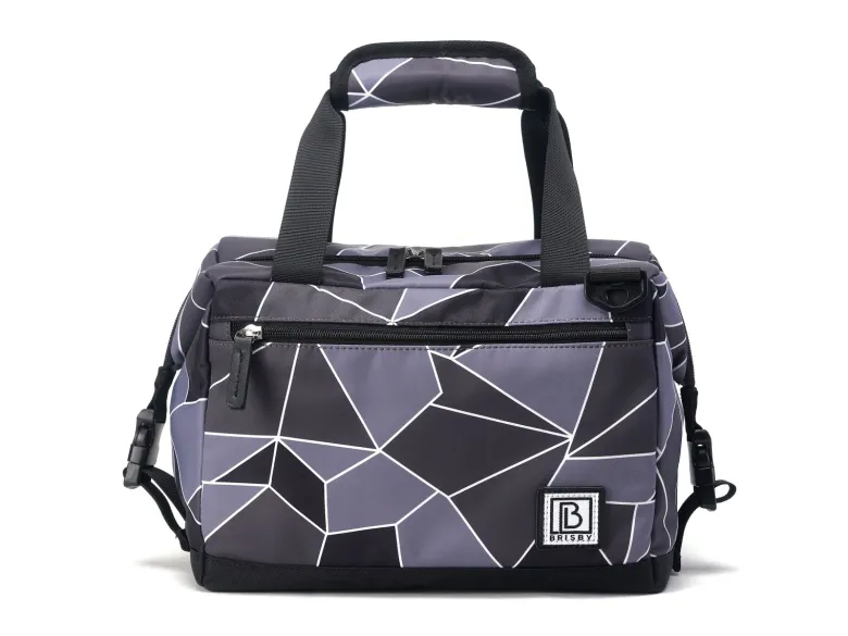 Brisby Grijs en Zwart 12 liter koeltas