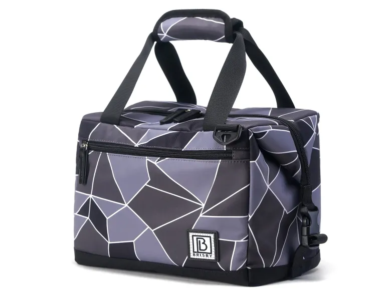 Brisby Grijs en Zwart 12 liter koeltas
