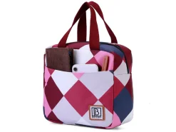 Brisby 4-laags geïsoleerde 4 liter koeltas - Blok Rose