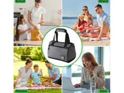 Brisby 10 liter koeltas - Grey