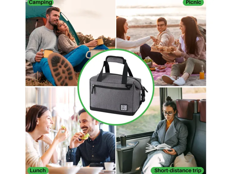 Brisby 12 liter koeltas - Grey