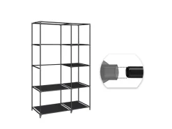 Brixy Black opvouwbare campingkast - 88 x 45 x 168 cm