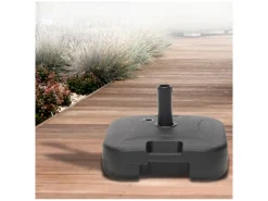 Brixy 40 kg vulbare kunststof parasolvoet - Black
