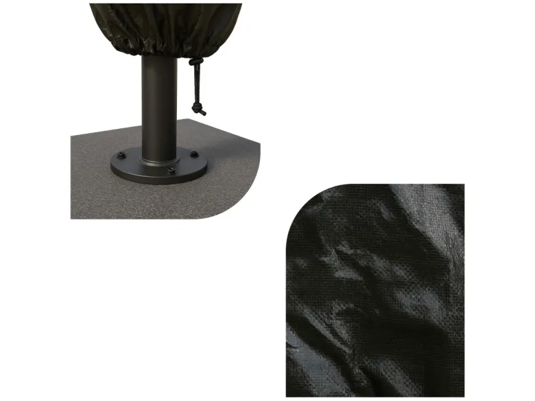 Brixy tot ø300cm waterdichte parasolhoes - Black