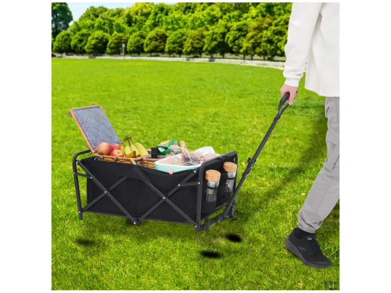 Brixy 75 x 50 cm opvouwbare bolderkar - 100 kg