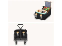 Brixy 75 x 50 cm opvouwbare bolderkar - 100 kg