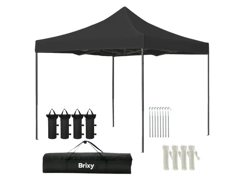 Brixy 3 x 3 meter opvouwbare partytent - Anhtracite