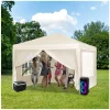 Brixy 3 x 3 meter opvouwbare partytent met zijwanden - Cream