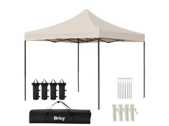Brixy 3 x 3 mter opvouwbare partytent - Cream