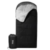 Brixy 210 x 75 4-seizoenen slaapzak - Black
