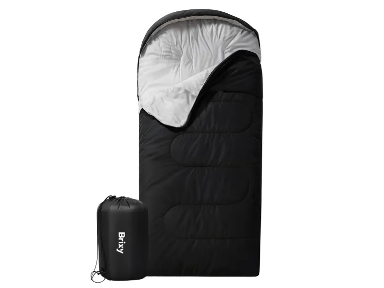Brixy 210 x 75 4-seizoenen slaapzak - Black
