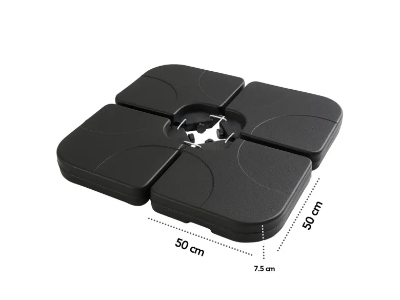 Brixy 50 x 50 vulbare parasoltegel - Set van 4