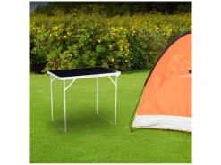Brixy 80 x 60 x 70 cm inklapbare campingtafel - Black