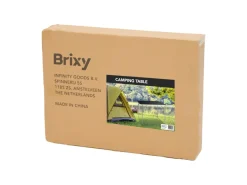 Brixy 80 x 60 x 70 cm inklapbare campingtafel - Black