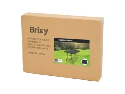Brixy 180 x 70 x 74 cm inklapbare campingtafel - Black