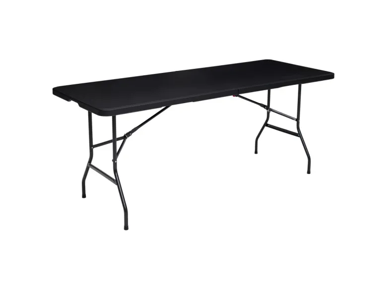Brixy 180 x 70 x 74 cm inklapbare campingtafel - Black