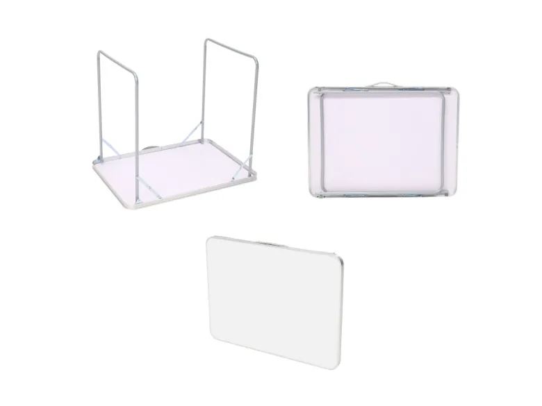 Brixy 80 x 60 x 70 cm inklapbare campingtafel - White