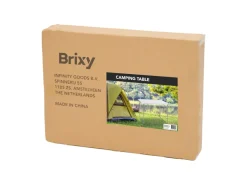 Brixy 80 x 60 x 70 cm inklapbare campingtafel - White