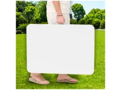Brixy 80 x 60 x 70 cm inklapbare campingtafel - White