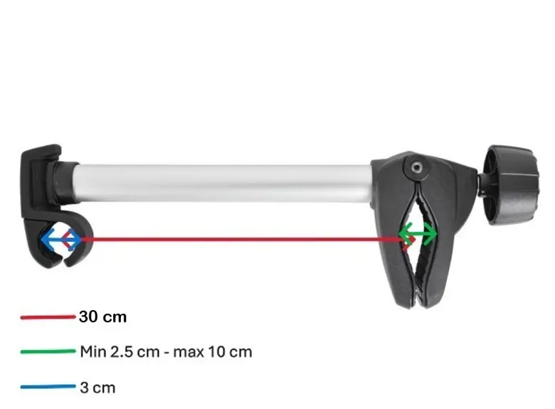BR-Systems lift bikeholder fietsklem - 2e fiets