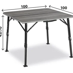 Brunner Elùtop Compack Square 100 campingtafel