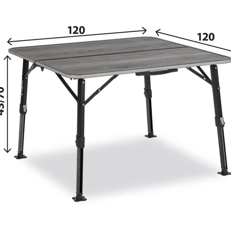 Brunner Elùtop Compack Square 120 campingtafel
