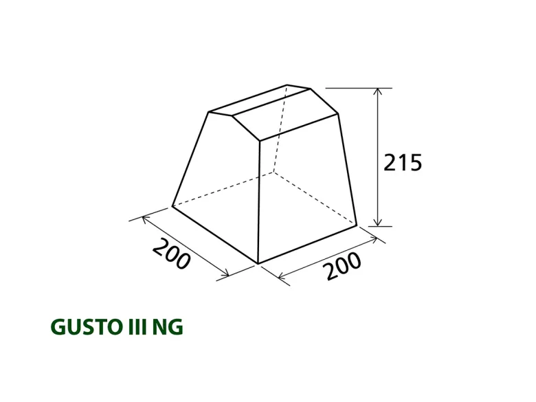 Brunner Gusto NG III keukentent - C30