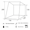 Brunner Pilote VW Caddy 4 achterklep tent