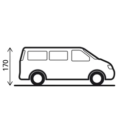 Brunner Pilote VW Caddy 4 achterklep tent