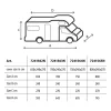 Brunner Polycoat camperhoes - 750 - 800 cm