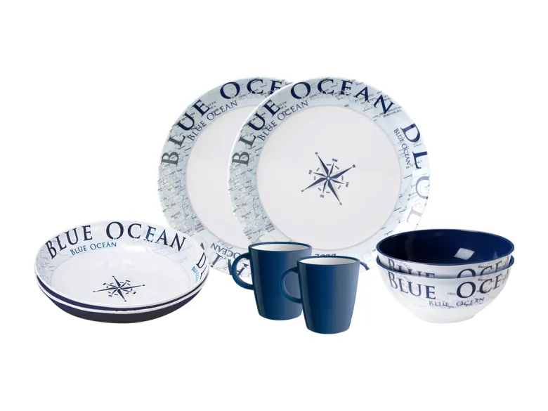 Brunner Tete-a-Tete 8-delig serviesset - Blue Ocean