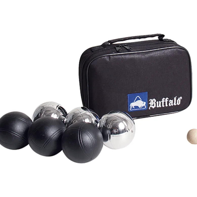 Buffalo gepoedercoat metaal Jeu de boules set