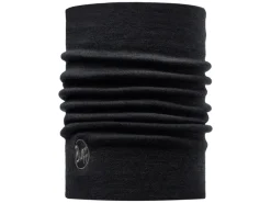Buff Merino Heavyweight nekwarmer - Solid Black