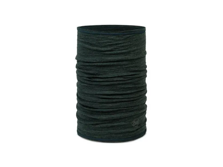 Buff Merino Lightweight nekwarmer - Multistripes Forest