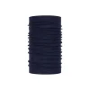 Buff Merino Midweight Nekwarmer - Melange Night Blue