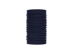 Buff Merino Midweight Nekwarmer - Melange Night Blue