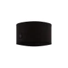 Buff Merino Wide Hoofdband - Solid Black