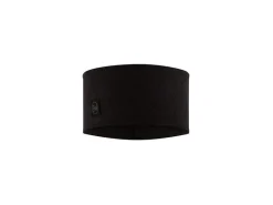 Buff Merino Wide Hoofdband - Solid Black