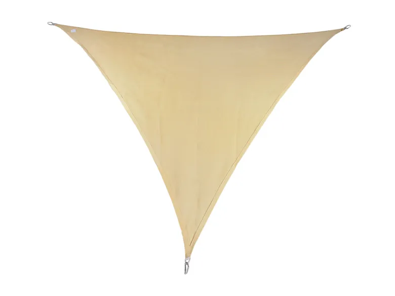 Buitenkado 5x5 beige hpde waterdoorlatend schaduwdoek